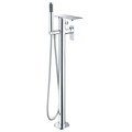 Alfi Brand Polished Chrome Free Standing Floor Mount Bath Tub Filler AB2875-PC